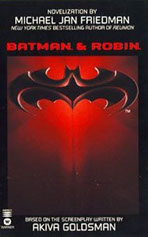 BATMAN & ROBIN, film tie-in